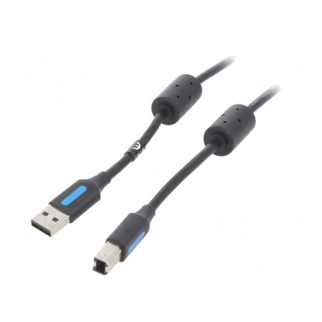 Cablu USB 2.0 A-B 10m Negru | Electronic-mag.ro | Componente Electronice