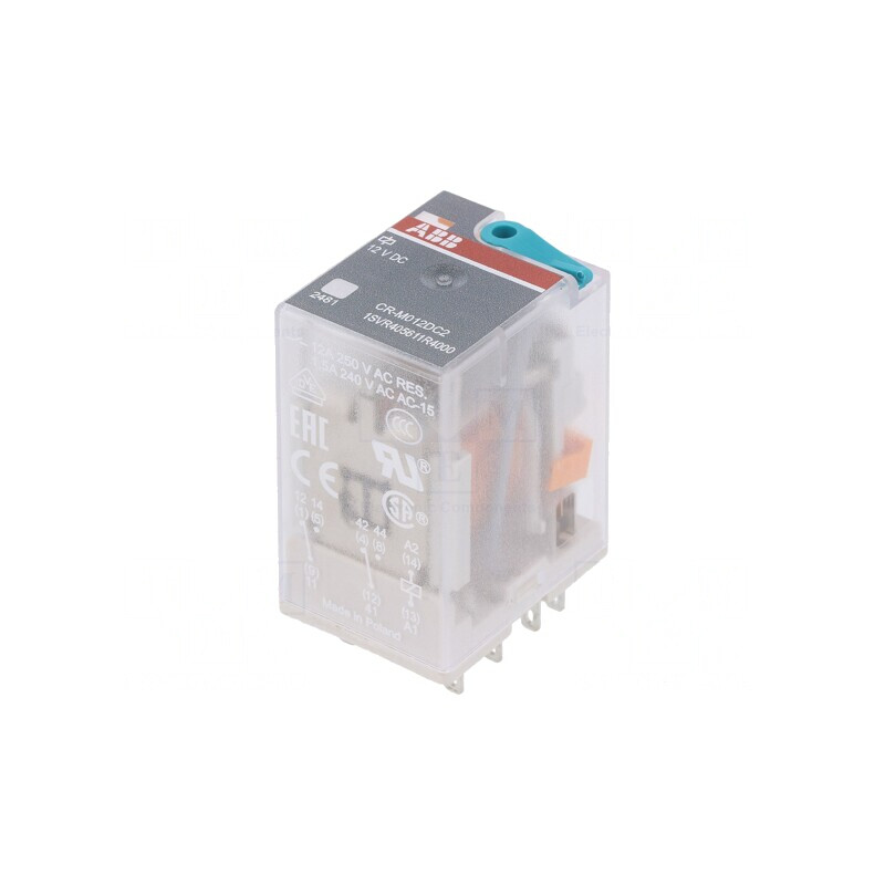 Releu Electromagnetic DPDT 12V 12A | Electronic-mag.ro | Componente Electronice