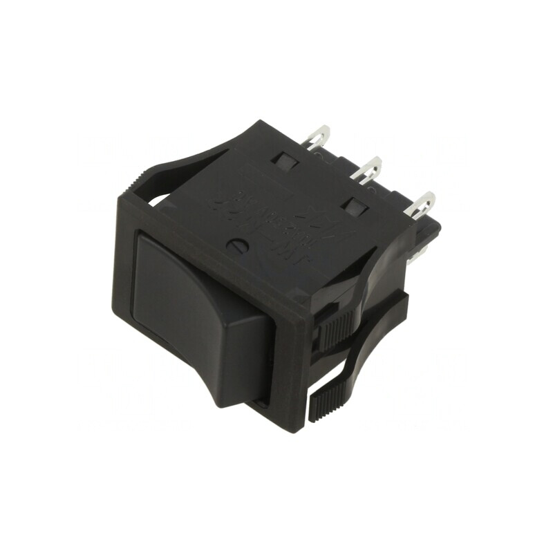 Intrerupator Balansoar DPDT ON-ON 10A Negru | Electronic-mag.ro | Componente Electronice