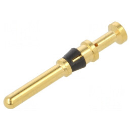 Pin tată cupru aurit crimpat 0,75-1mm2 | Electronic-mag.ro | Componente Electronice