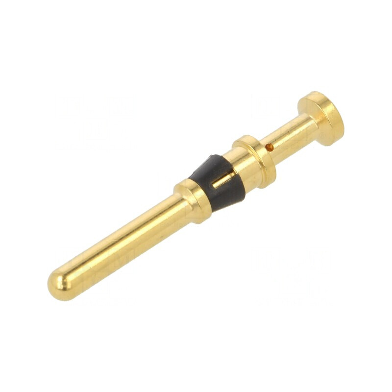 Pin tată cupru aurit crimpat 0,75-1mm2 | Electronic-mag.ro | Componente Electronice