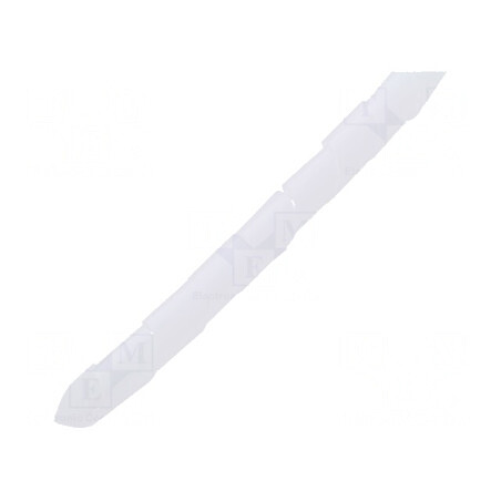 Înfăşurare Spirală Albă Transparentă 20mm 10m | Electronic-mag.ro | Componente Electronice