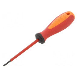 Şurubelniţă Izolată Plată 2,5x0,4mm Lamă 75mm 1kVAC | Electronic-mag.ro | Componente Electronice