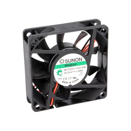Ventilator DC Axial 24V 70x70x20mm | Electronic-mag.ro | Componente Electronice