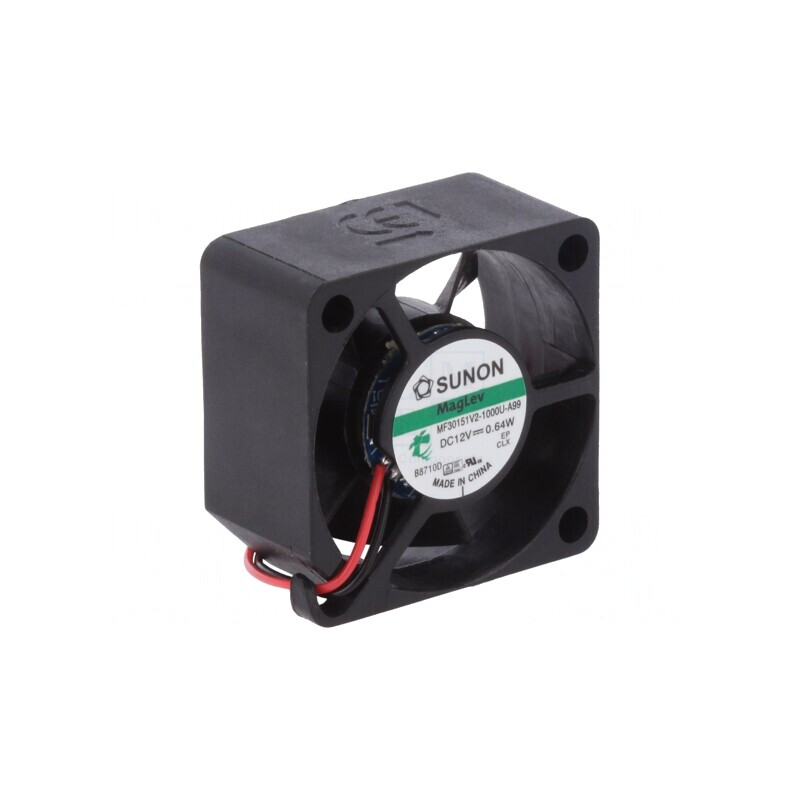 Ventilator DC Axial 12V 30x30x15mm 19dBA | Electronic-mag.ro | Componente Electronice