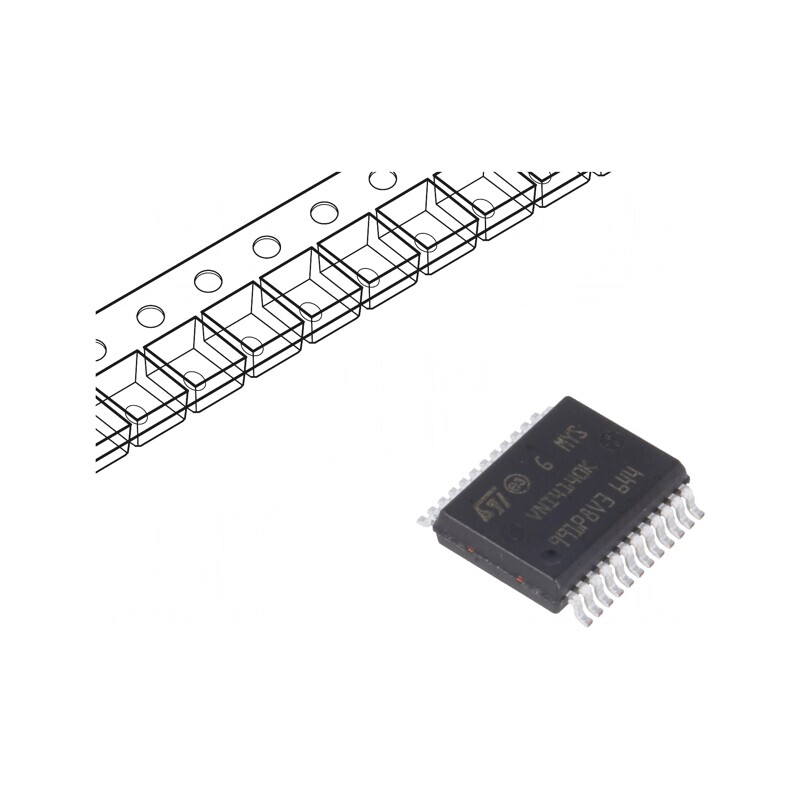 High-Side Power Switch 700mA 4-Channel SMD PowerSSO24 | Electronic-mag.ro | Componente Electronice