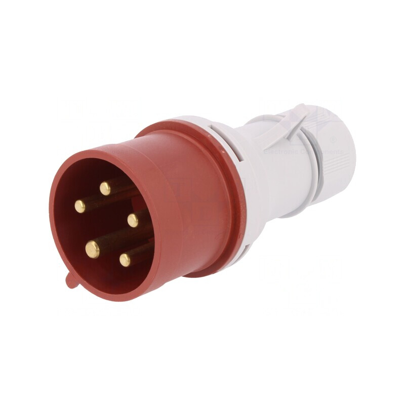 Conector Alimentare AC Trifazat 32A 400VAC IP44 | Electronic-mag.ro | Componente Electronice