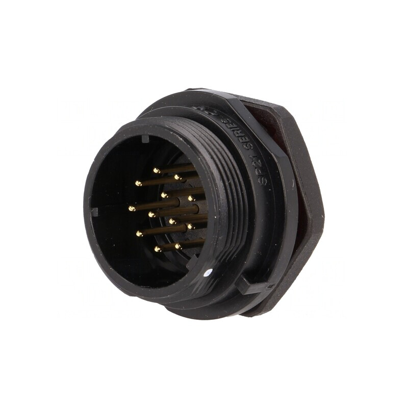 Soclu SP21 Tată 12 PIN IP68 5A 400V 0,75mm2 | Electronic-mag.ro | Componente Electronice