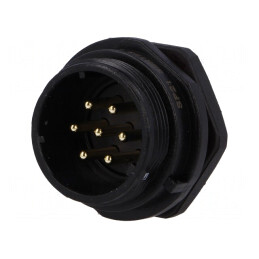 Soclu SP21 tată 7 PIN IP68 15A 500V | Electronic-mag.ro | Componente Electronice