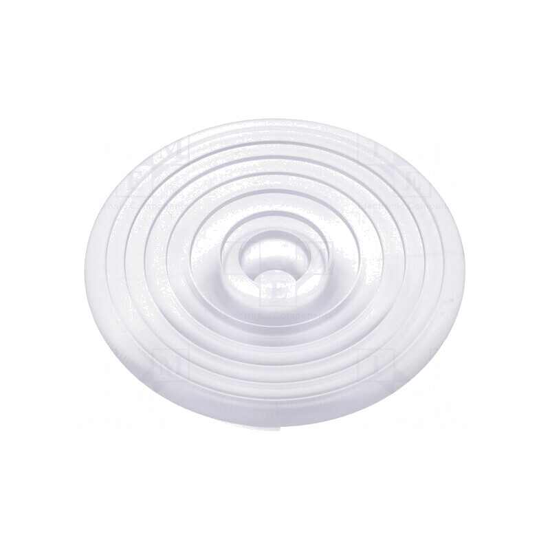 Lentilă LED Rotundă Plexiglass Transparentă 22,1mm | Electronic-mag.ro | Componente Electronice