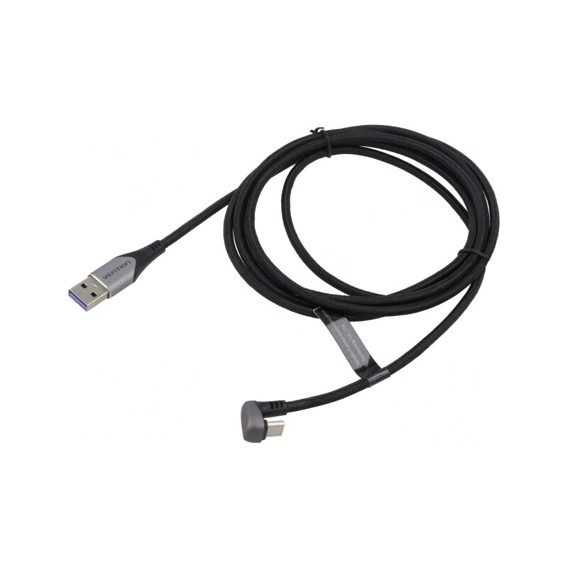 Cablu USB 2.0 USB A la USB C unghi 1,5m | Electronic-mag.ro | Componente Electronice