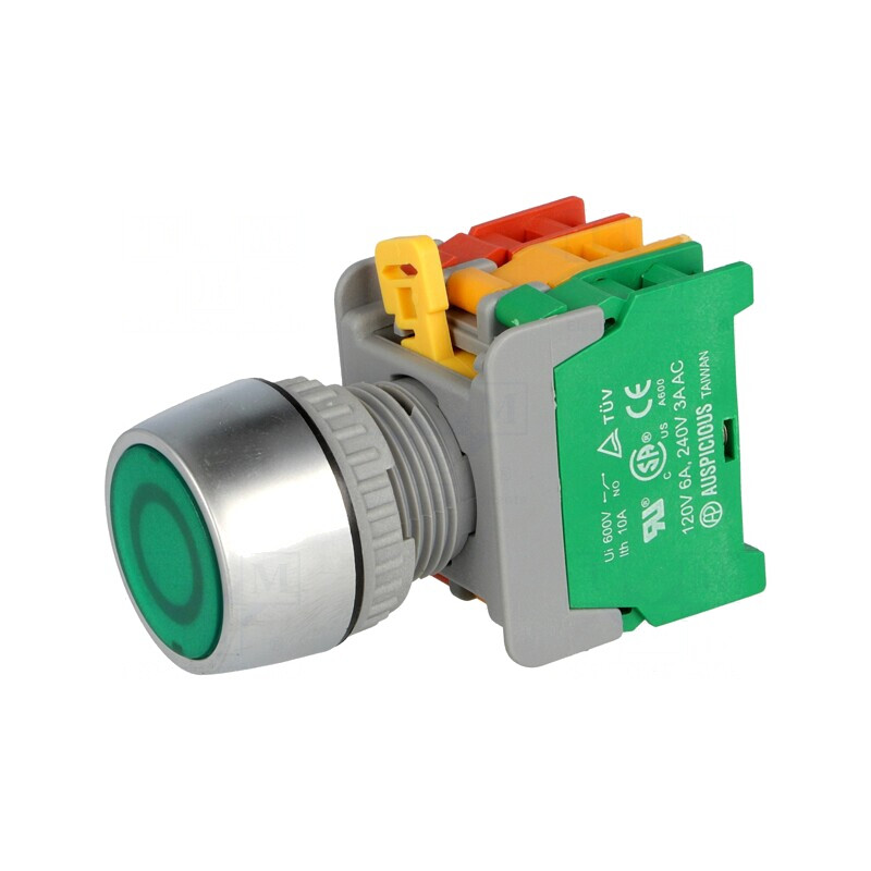 Comutator cu apăsare 22mm 2 NC NO | Electronic-mag.ro | Componente Electronice Comutator cu apăsare 22mm 2 NC NO | Electronic-mag.ro | Componente Electronice