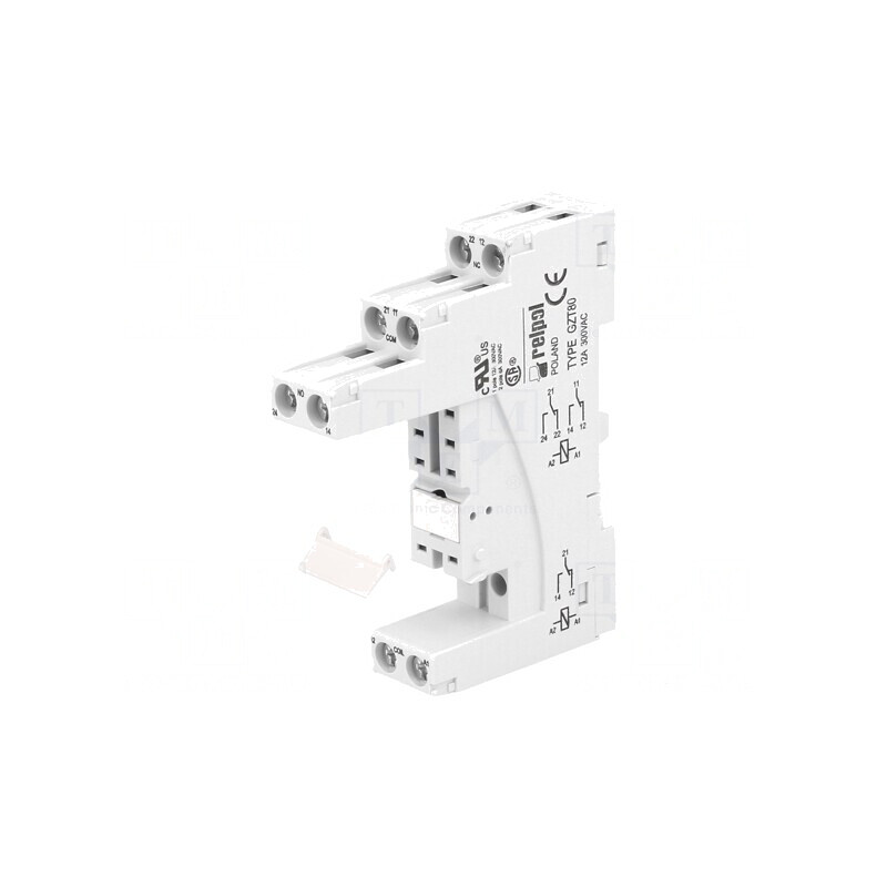 Stativ PIN pentru șină DIN 8 12A 300VAC | Electronic-mag.ro | Componente Electronice