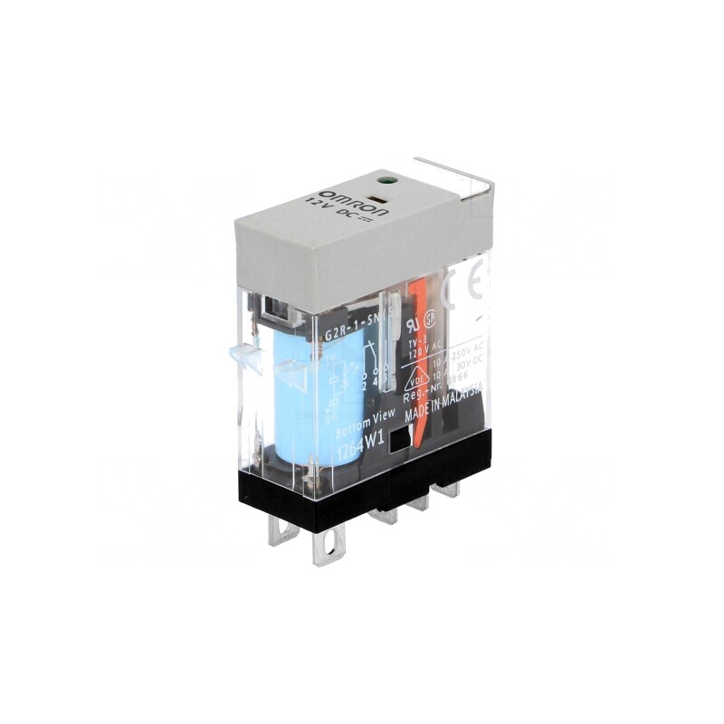 Releu Electromagnetic SPDT 12VDC 10A | Electronic-mag.ro | Componente Electronice