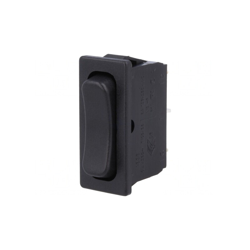 Comutator Basculant Negru SPDT 6A 250V IP40 | Electronic-mag.ro | Componente Electronice