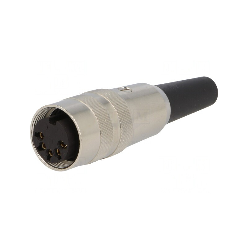 Conector M16 Mufă Mamă 5PIN 60V Drept | Electronic-mag.ro | Componente Electronice