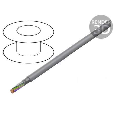 Cablu ecranat LiY-CY 27x0,14mm2 PVC Cupru Cositorit | Electronic-mag.ro | Componente Electronice