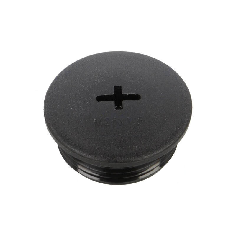 Capac de Protecție Negru Poliamidă M25 1.5 Metric | Electronic-mag.ro | Componente Electronice