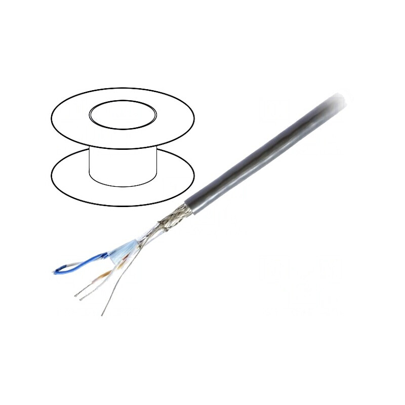 Cablu RS232/RS485 Cu PVC Crom 152m 30V 120Ω | Electronic-mag.ro | Componente Electronice