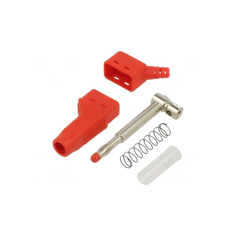 Mufă banană 4mm roșie 32A 30VAC 60VDC | Electronic-mag.ro | Componente Electronice Mufă banană 4mm roșie 32A 30VAC 60VDC | Electronic-mag.ro | Componente Electronice