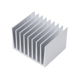 Radiator extrudat cu aripioare 50x61x40mm | Electronic-mag.ro | Componente Electronice