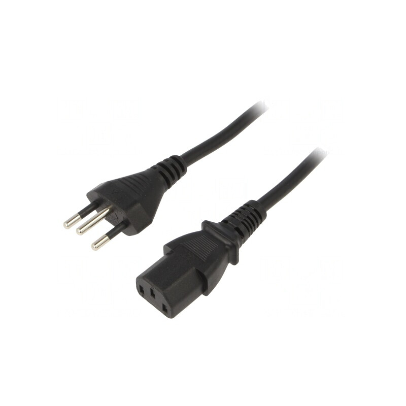 Cablu Alimentare 1.8m IEC C13 Mamă - NBR 14136 | Electronic-mag.ro | Componente Electronice