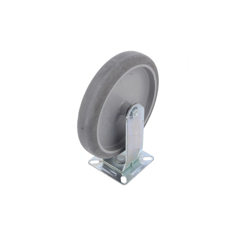 Roată de Transport Rigidă 125mm 120kg | Electronic-mag.ro | Componente Electronice