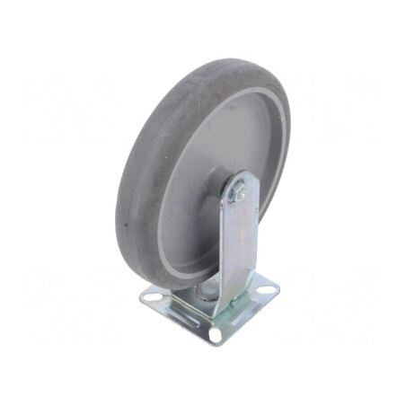 Roată de Transport Rigidă 125mm 120kg | Electronic-mag.ro | Componente Electronice