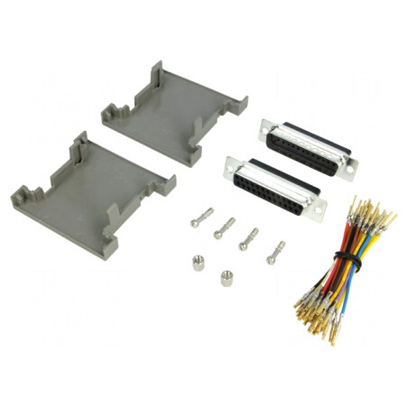 Adaptor D-Sub 25pin Tată-Mamă | Electronic-mag.ro | Componente Electronice