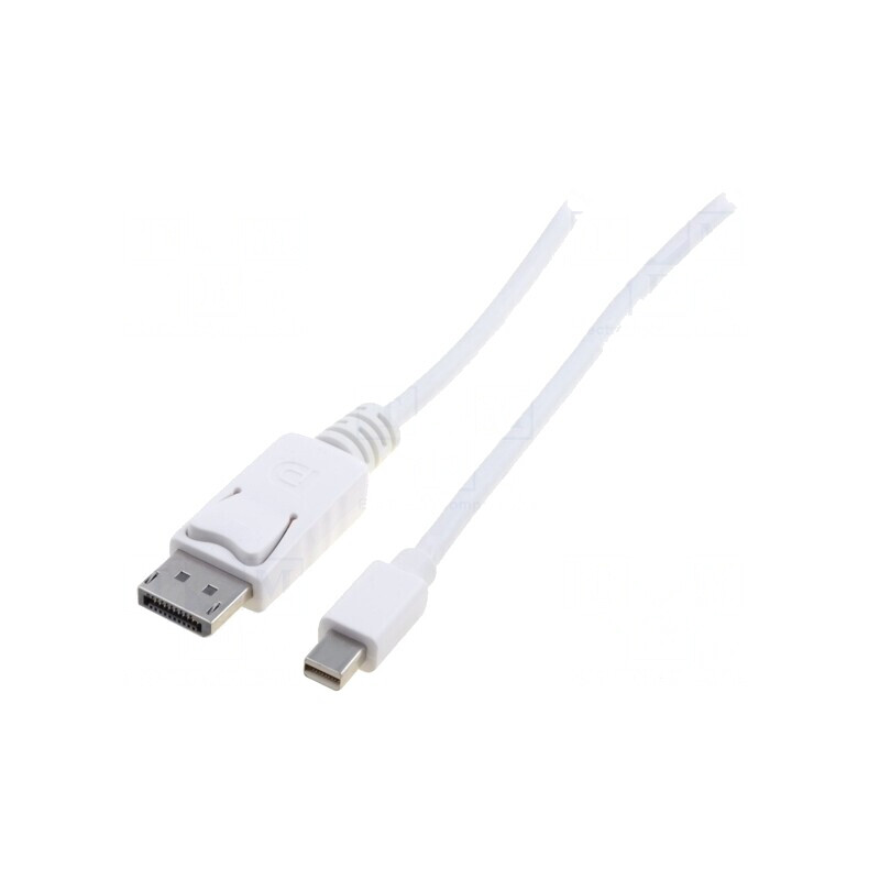 Cablu Alb DisplayPort 1.1a 3m | Electronic-mag.ro | Componente Electronice
