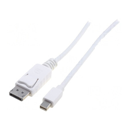 Cablu Alb DisplayPort 1.1a 3m | Electronic-mag.ro | Componente Electronice