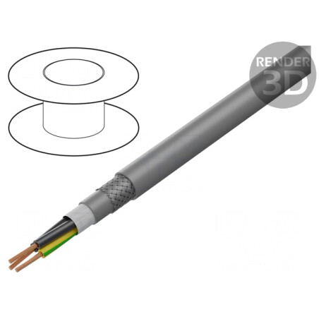 Cablu de control ÖLFLEX® FD CLASSIC 810 CP 3G1mm2 Gri | Electronic-mag.ro | Componente Electronice