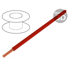 Cablu Electric Cupru 10mm2 PVC Roșu 450V/750V | Electronic-mag.ro | Componente Electronice