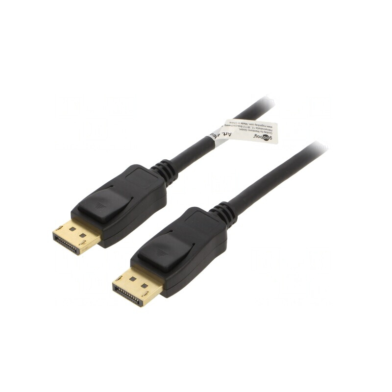 Cablu DisplayPort 1.4 HDCP 2.2 1m Negru | Electronic-mag.ro | Componente Electronice