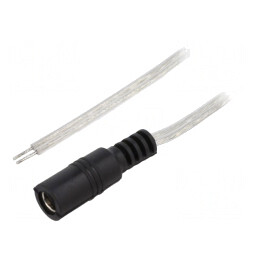 Cablu Prelungitor DC 5m 5,5/2,1mm Transparent | Electronic-mag.ro | Componente Electronice