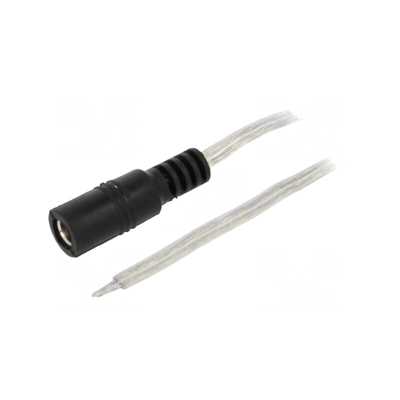 Cablu Alimentare DC 5m 5,5/2,5mm Transparent | Electronic-mag.ro | Componente Electronice