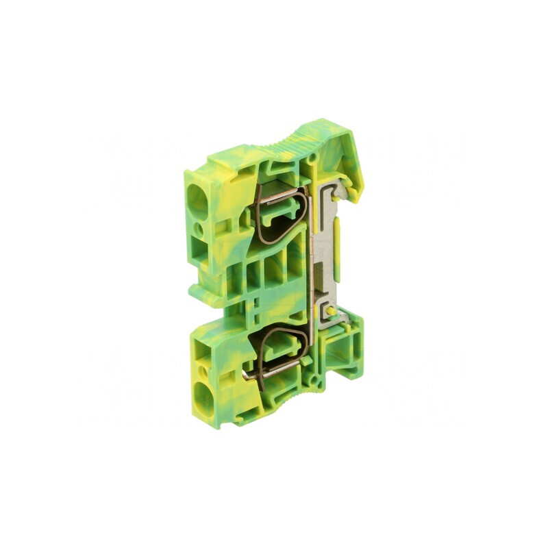 Conector de Îmbinare Șine 0.2-16mm² 2 Borne Galben-Verde | Electronic-mag.ro | Componente Electronice