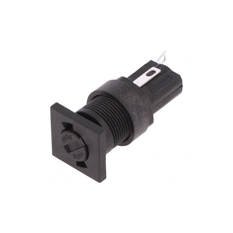 Clemă Siguranțe Cilindrice 5x20mm 250V Neagră | Electronic-mag.ro | Componente Electronice
