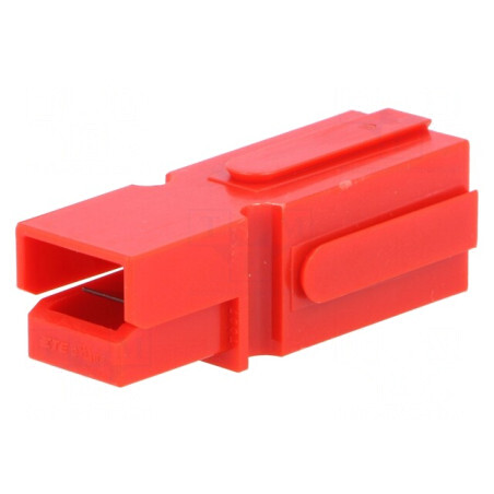 Conector Cablu AMP Power Series 75 Hermafrodit Roșu | Electronic-mag.ro | Componente Electronice