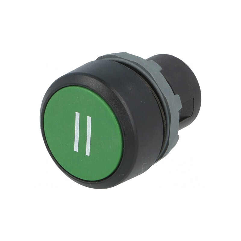 Comutator Apăsare 22mm Verde | Electronic-mag.ro | Componente Electronice