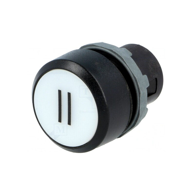 Comutator Apăsare 22mm Alb | Electronic-mag.ro | Componente Electronice