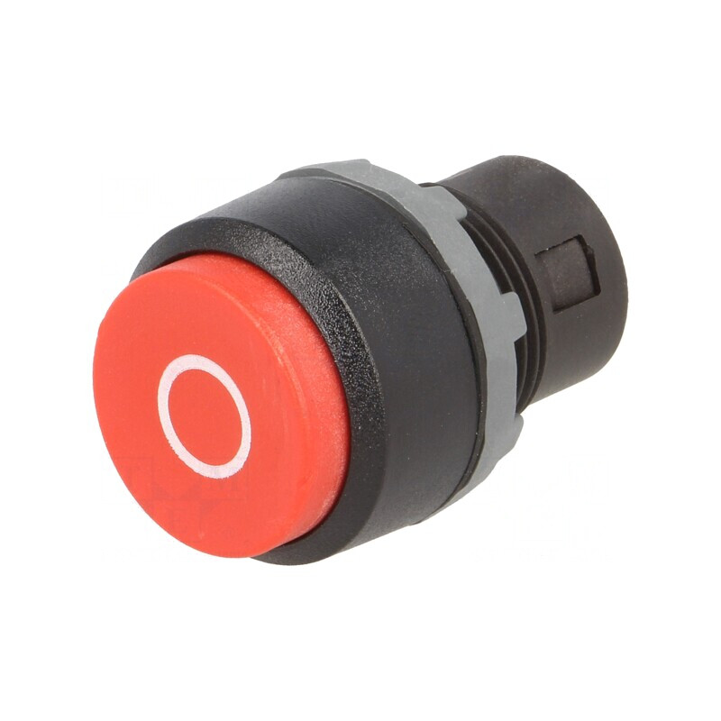Comutator Apăsare 22mm Roșu | Electronic-mag.ro | Componente Electronice