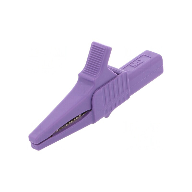 Bornă crocodil 32A 1kVDC violet 20mm | Electronic-mag.ro | Componente Electronice Bornă crocodil 32A 1kVDC violet 20mm | Electronic-mag.ro | Componente Electronice
