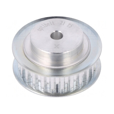Roată de curea T5 aluminiu 10mm 21mm 37,4mm | Electronic-mag.ro | Componente Electronice