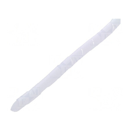 Înfășurare în spirală 14mm alb transparent 10m | Electronic-mag.ro | Componente Electronice