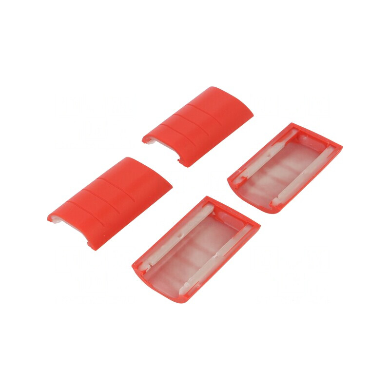 "Colţar Cauciuc Roşu 33mm Set 4 Bucăţi" | Electronic-mag.ro | Componente Electronice