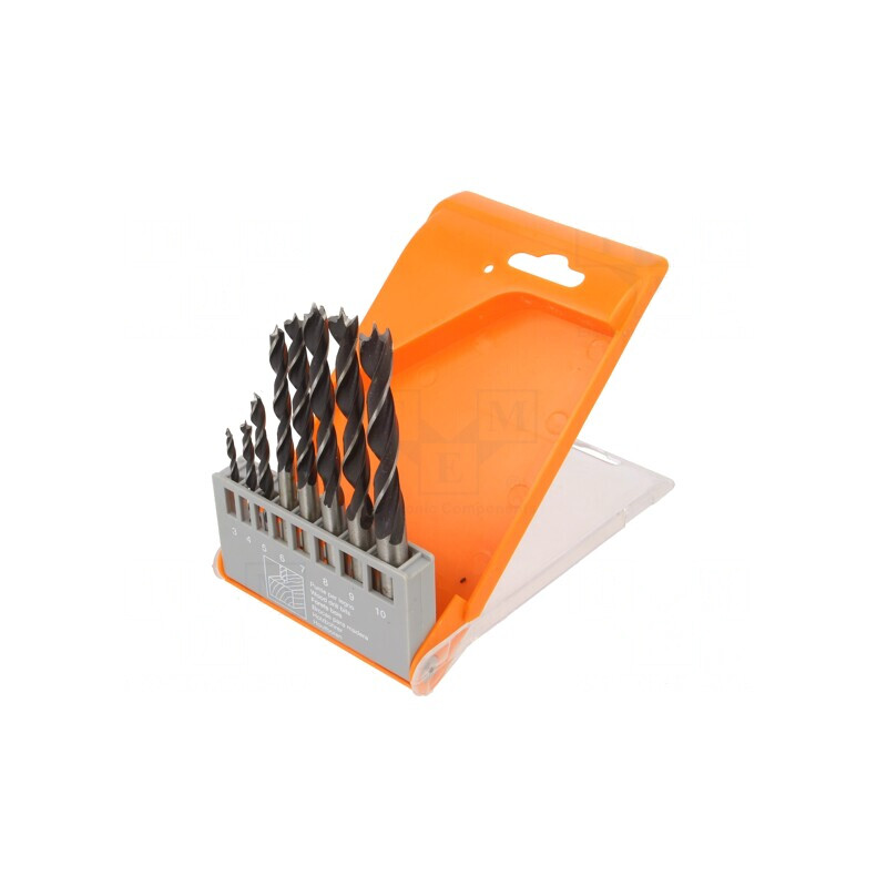Set 8 Burghie Lemn în Cutie Lemn | Electronic-mag.ro | Componente Electronice