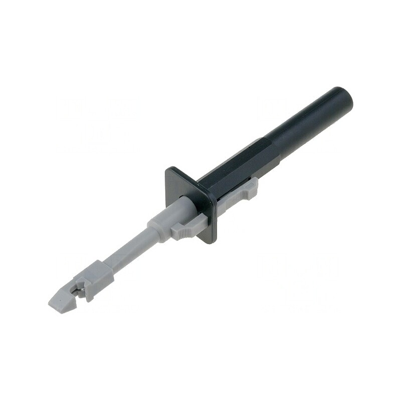 Clips de măsurare negru 10A 4mm poliamidă | Electronic-mag.ro | Componente Electronice
