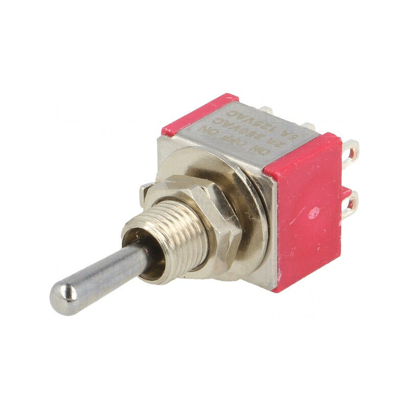 Comutator Basculant DP3T 3 Pozitii ON-OFF-ON 5A | Electronic-mag.ro | Componente Electronice