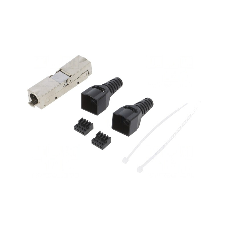Adaptor Cat 6a Ecranat 8p8c 22-26AWG | Electronic-mag.ro | Componente Electronice